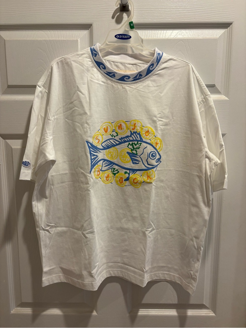 Tombolo X Sunset Beach White Fishing Tee - Size XL - NWT